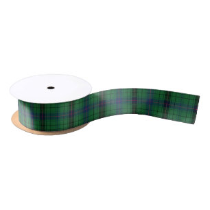 Lazo De Raso Plaid Elegant Clan Davidson Rustic Tartan