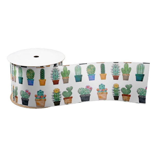 Lazo De Raso Plantas de cactus variadas Thunder_Cove (Carrete)