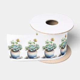 Lazo De Raso Plantas Suculentas Potadas