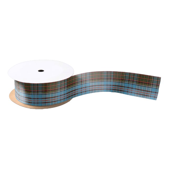 Lazo De Raso Plate Tartan Holiday Clan Anderson Checkered (Carrete)