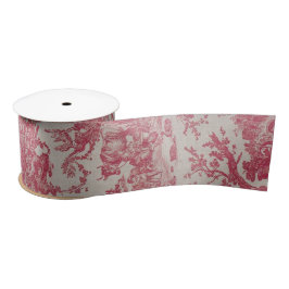 Lazo De Raso Pleasures of the Farm 18th C Toile Ribbon