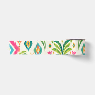 Lazo De Raso Preppy Ikat Tropical Palm Boho Chic