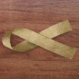 Lazo De Raso Purpurina de oro