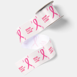 Lazo De Raso Querido Cáncer, Pierdes | Regalo de Paquetes de Cu