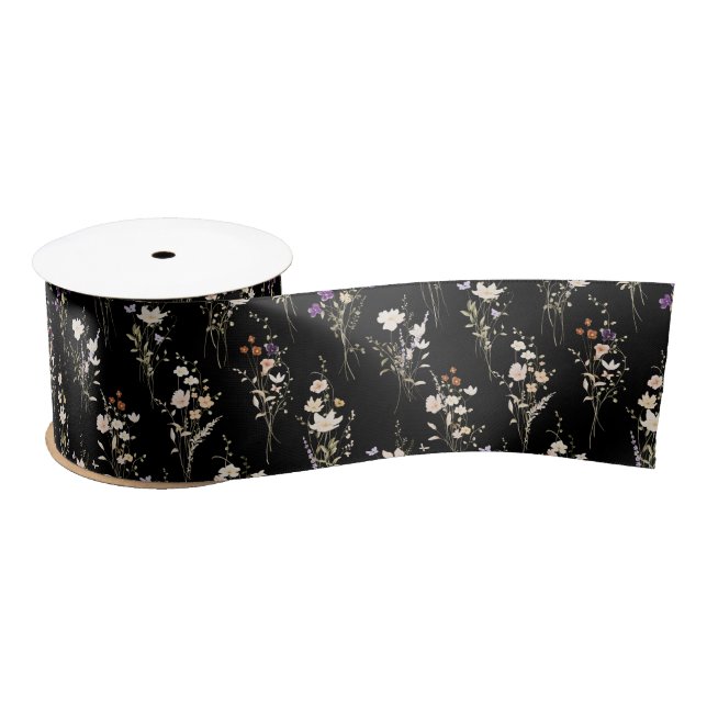 Lazo De Raso Ramos de flores silvestres de verano (Carrete)
