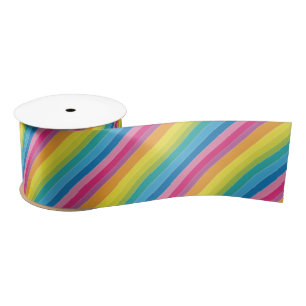Lazo De Raso Rayas arcoiris