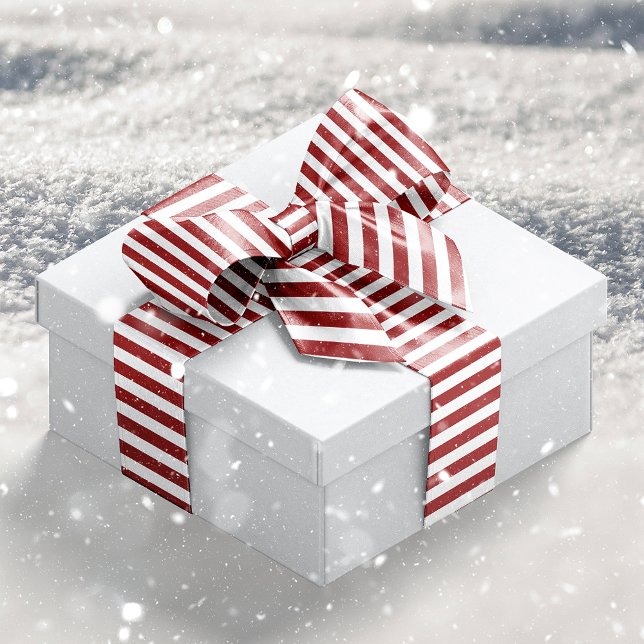 Lazo De Raso Rayas blancas rojas tradicionales (Subido por el creador)