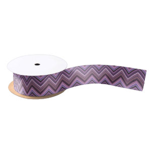 Lazo De Raso Rayas Mauve zigzag