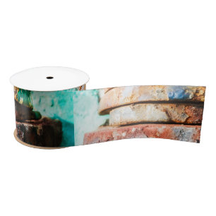 Lazo De Raso raza metalizado mixta a torta