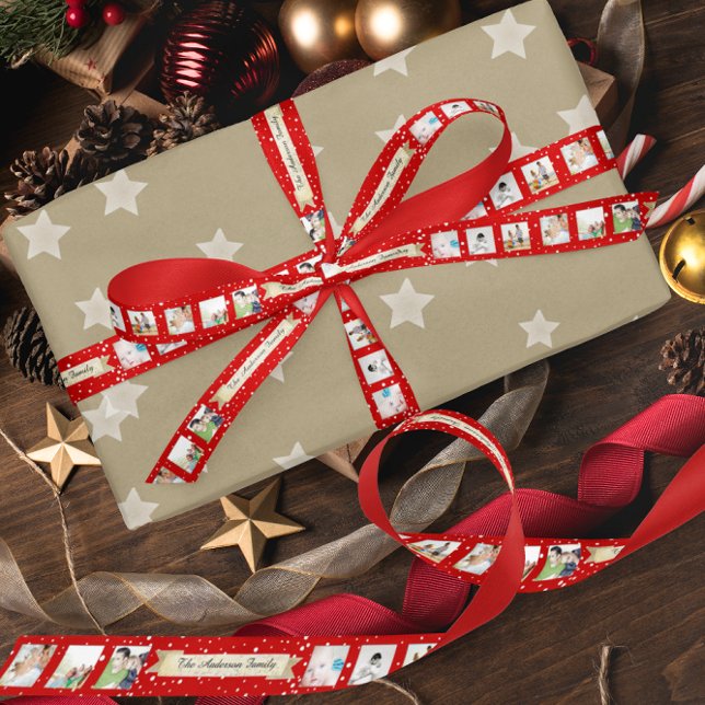 Lazo De Raso Red Random Dots Merry Little Navidades (Subido por el creador)