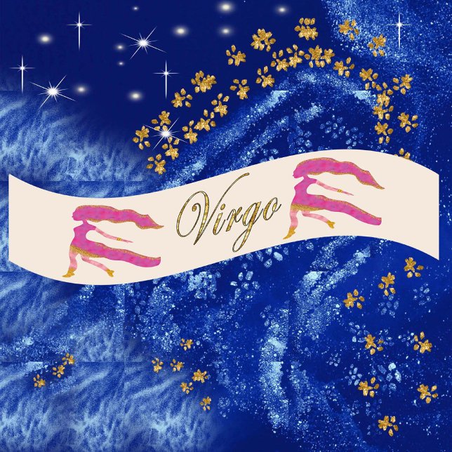 Lazo De Raso Regalo de cumpleaños de Virgo Zodiac Purpurina de  (Subido por el creador)