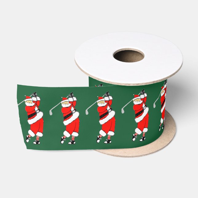 Lazo De Raso Regalo de Navidad de Golf (Carrete)