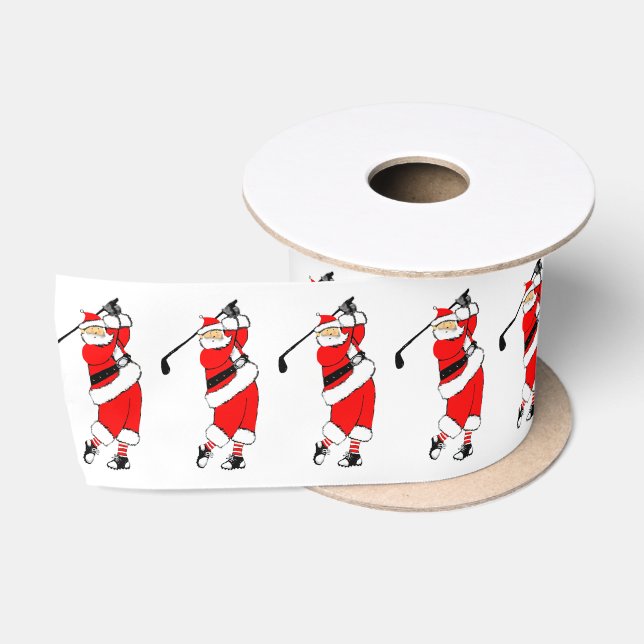 Lazo De Raso Regalo de Navidad de Golf (Carrete)