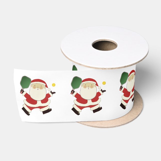Lazo De Raso Regalo de Navidad de Pickleball (Carrete)