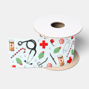 Lazo De Raso Regalo de Navidad para Enfermeras