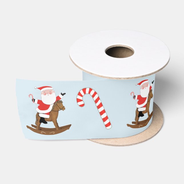 Lazo De Raso Regalo de vacaciones de Navidad ecuestre (Carrete)