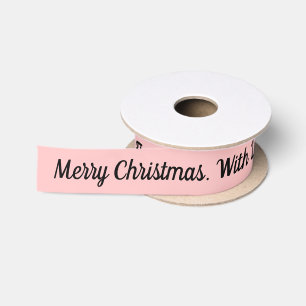 Lazo De Raso Regalos personalizados elegantes en rosa y negro p