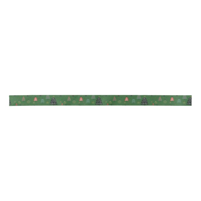 Lazo De Raso Resonancias Navideñas-Verde (Anverso)