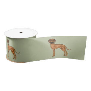 Lazo De Raso Rhodesian Ridgeback Perro León Africano Lindo Verd