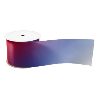Lazo De Raso Rojo, blanco y azul