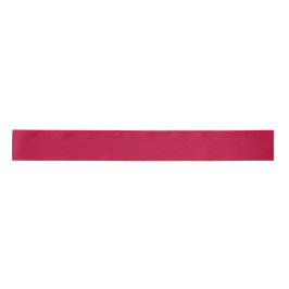 Lazo De Raso Rojo Sólido Elegante
