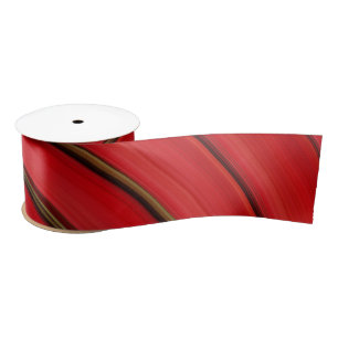 Lazo De Raso Rojo y negro