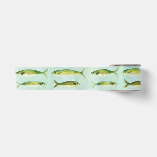 Lazo De Raso Rollo de peces acuarela