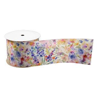 Lazo De Raso Romantic Watercolor Floral Soft Painterly Garden