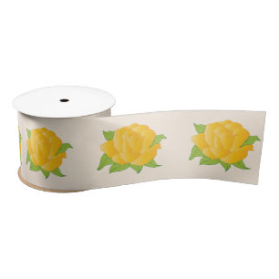 Lazo De Raso Rosa amarillo moderno