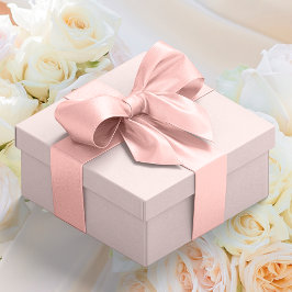 Lazo De Raso Rosa Pastel Sólido #FFCEC7