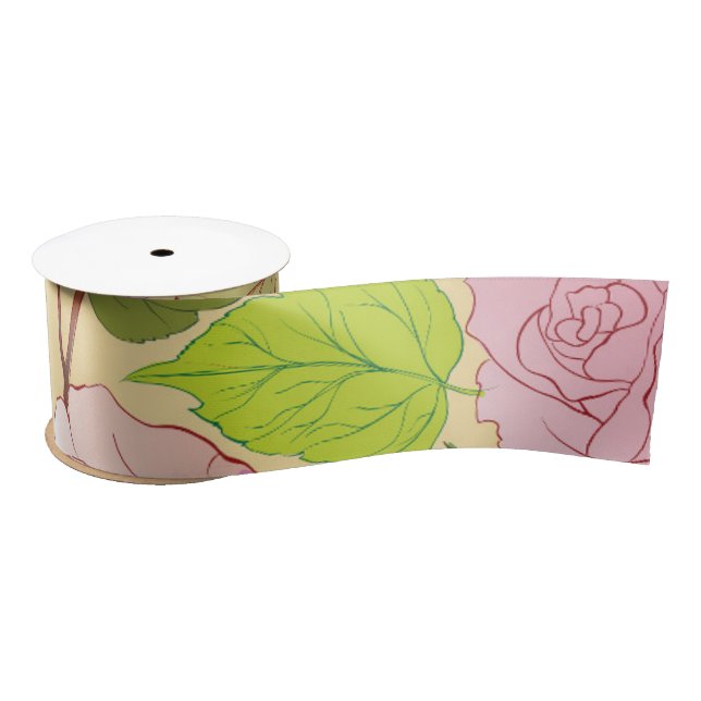 Lazo De Raso Rosas 19 (Carrete)