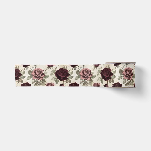 Lazo De Raso Rosas Antiguas (Anverso)