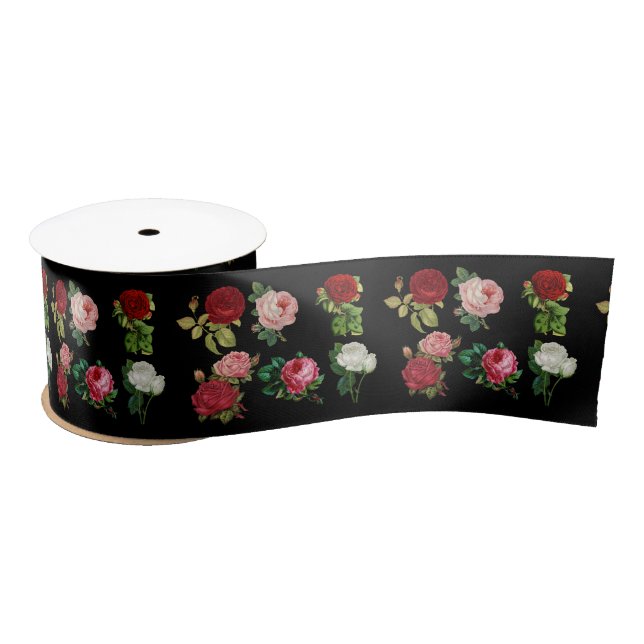 Lazo De Raso rosas galore ribbon (Carrete)