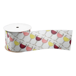 Lazo De Raso Rosé Blanco Rojo Vino Gafas Vino Degustación de Vi