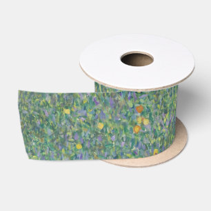 Lazo De Raso Rosebushes bajo los árboles - Gustav Klimt