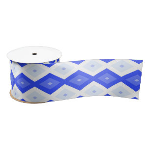 Lazo De Raso Royal blue diamond pattern