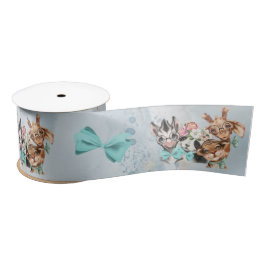 Lazo De Raso Safari wildone baby ducha Junlge Ribbon
