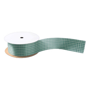Lazo De Raso Sage Green Plaid Rustic