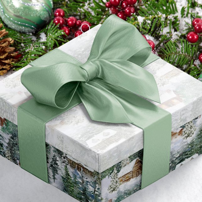 Lazo De Raso Sage Green Woodland (Subido por el creador)