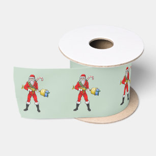 Lazo De Raso Santa Claus Feliz Navidad Parte 2