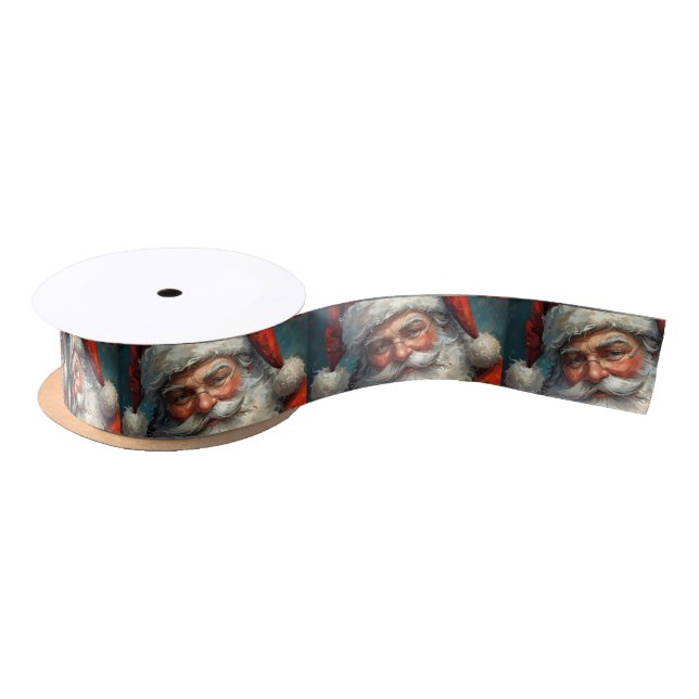 Lazo De Raso Santa Claus Navidad  (Carrete)