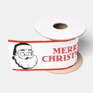 Lazo De Raso Santa Ribbon - Feliz Navidad - Santa Ribbon - Yo