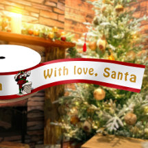 Santa Vintage Texto Personalizado Navidad