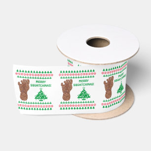 Lazo De Raso Sasquatch Track Merry Squatchmas Bigfoot