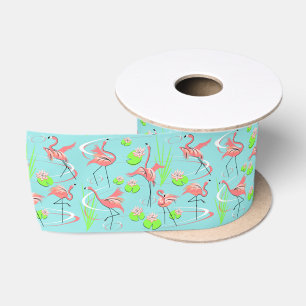Lazo De Raso Satin de la cinta Flamingo Fandango