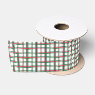 Lazo De Raso Satin Ribbon Navidades Plaid