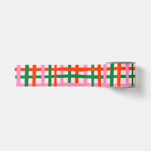 Lazo De Raso Satin Ribbon pink and green
