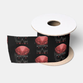 Lazo De Raso Scary Halloween Skull