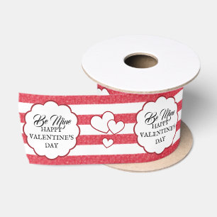 Lazo De Raso Sé Mía Feliz Día de San Valentín Corazón Tizas Ray