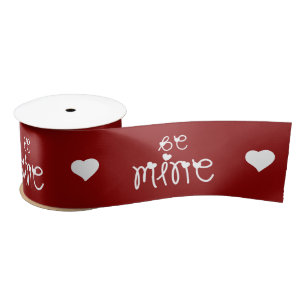 Lazo De Raso Sé Mío Corazones Día de San Valentín